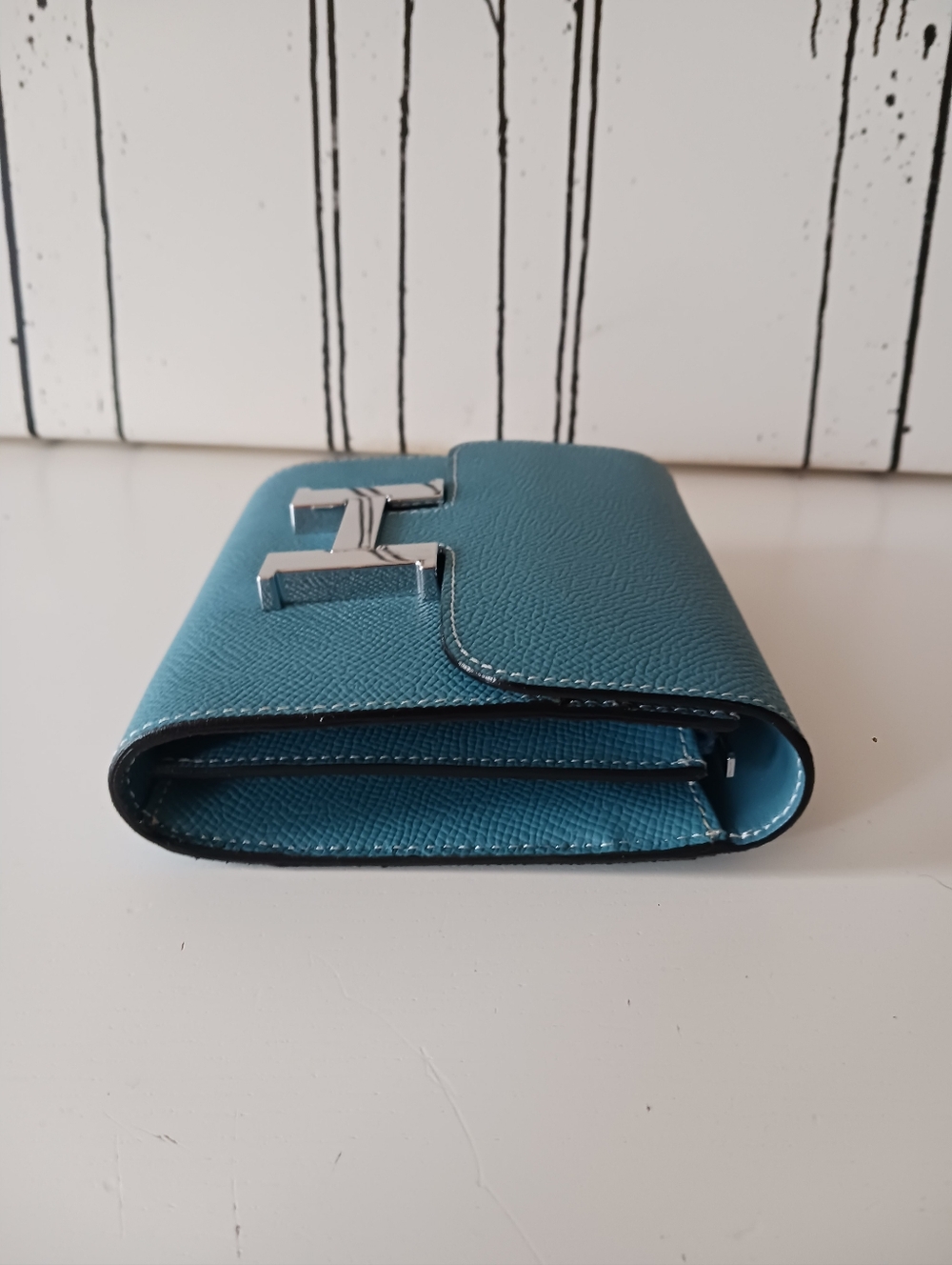 Blue Paon Compact Wallet - Picture 5 of 8